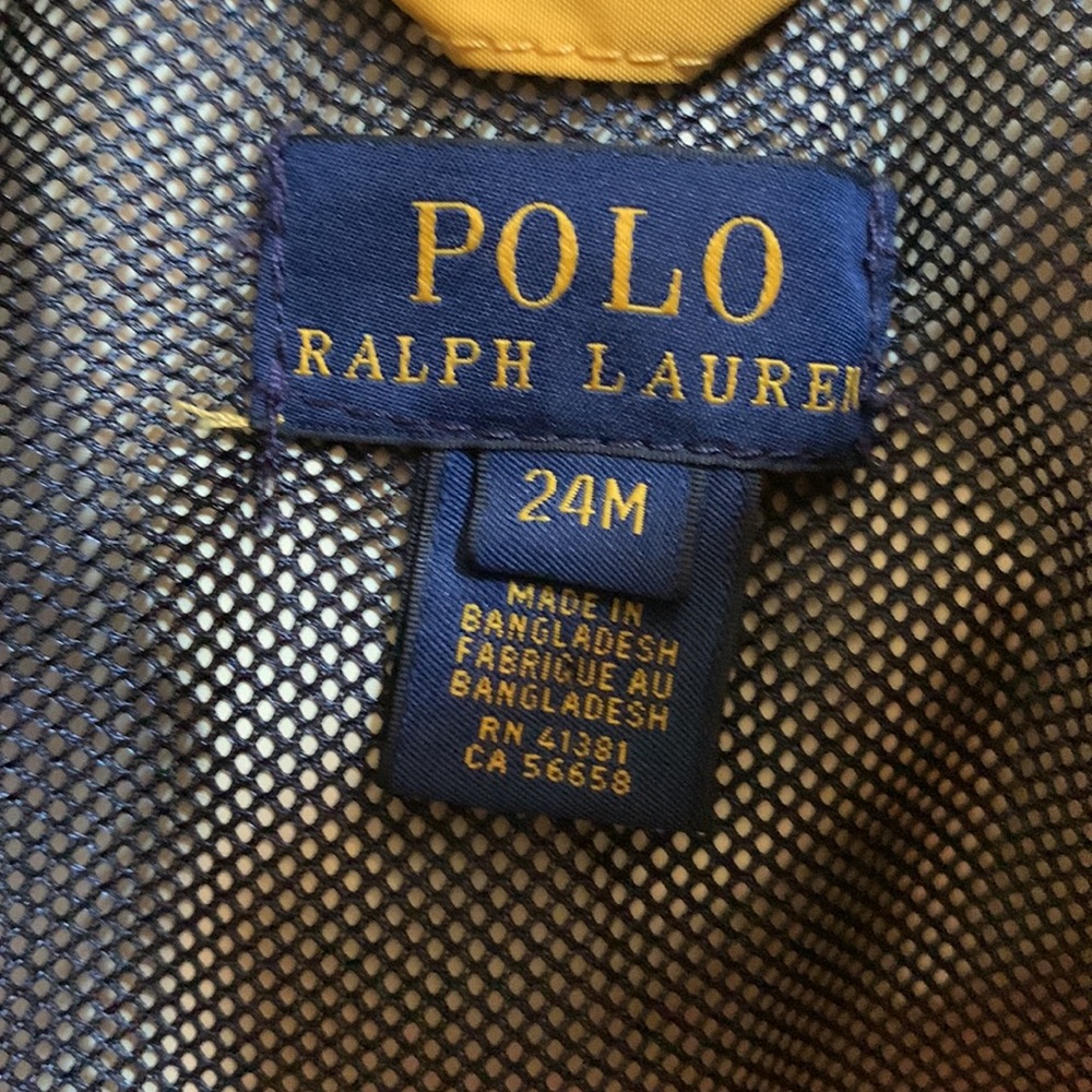 Polo by Ralph Lauren Yellow Kids Jacket - Picture 3 of 4